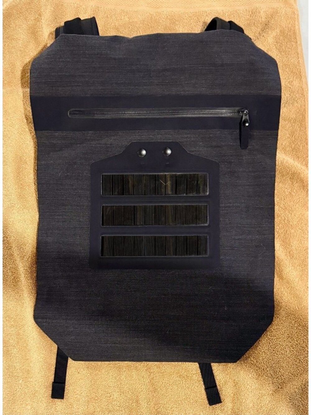 O-range Solar Backpack Made In Italy Solar Panel Works/Charges Approx. 16wX20h